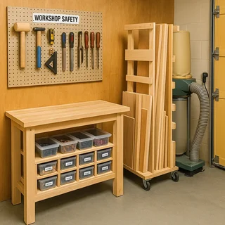 Optimizing Your First Workshop: Layout, Storage & Safety